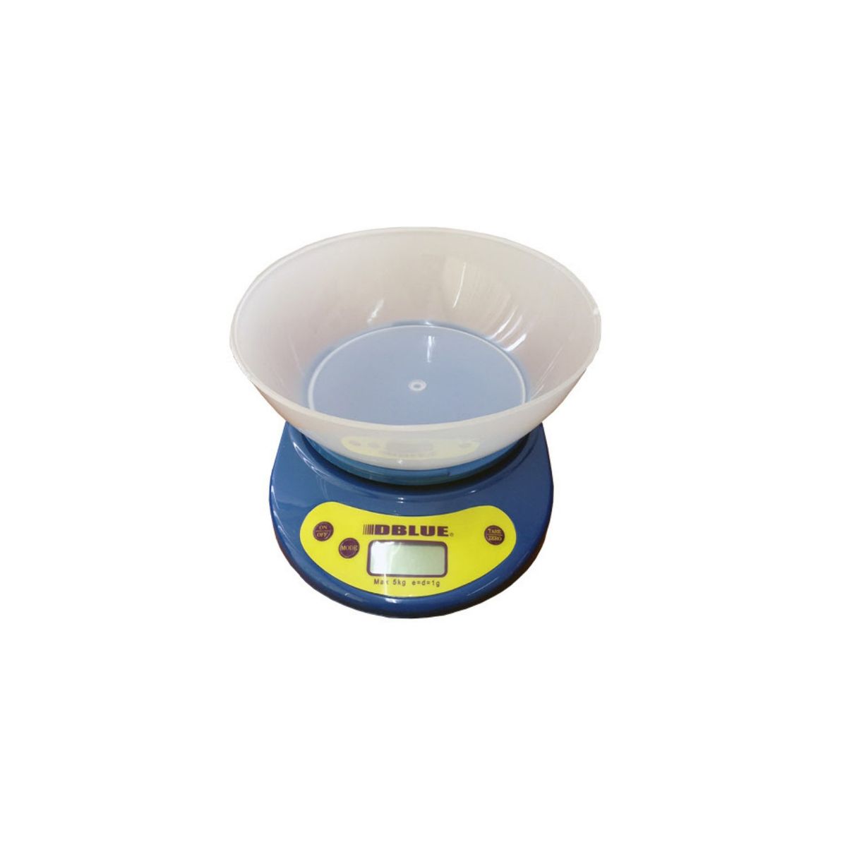 DBLUE - Pesa Digital Cocina Con Recipiente Capacidad 5kg - SC