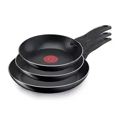 TEFAL - Set Sartenes 202426cm Easy Cook Color Negro