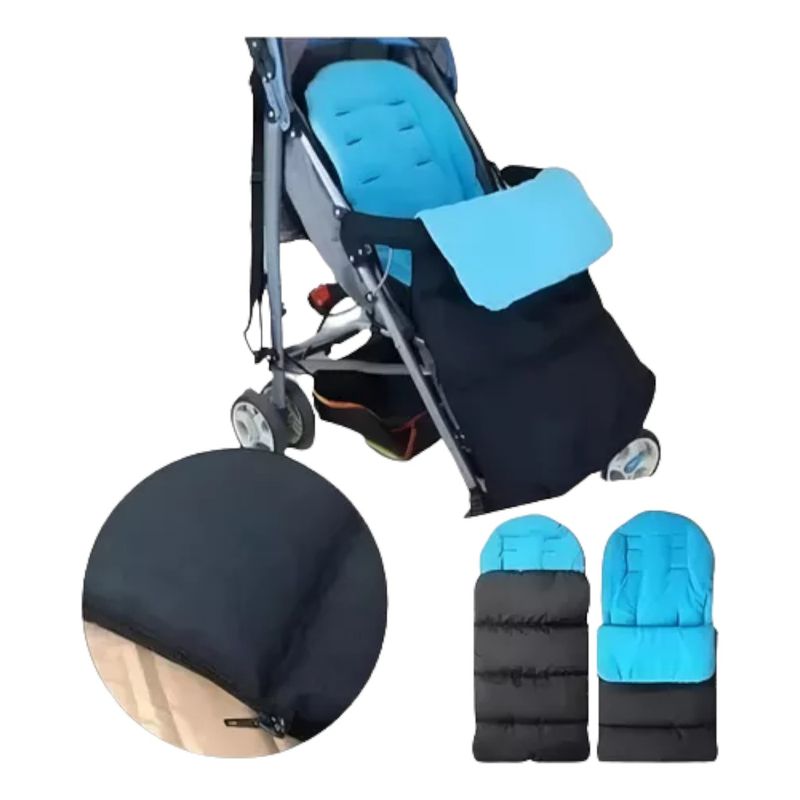 GENERICO - Saco Para Coches De Bebé Impermeable Con Forro Polar