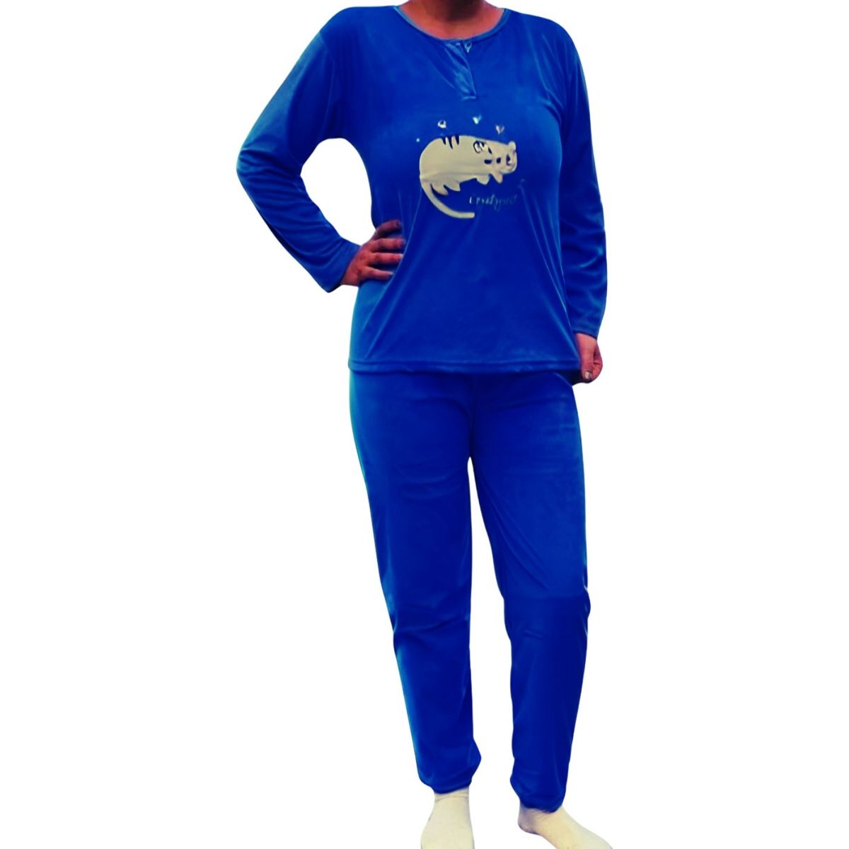 LIKE SHOP - Pijama Mujer Micropolar Diseños Colores 508