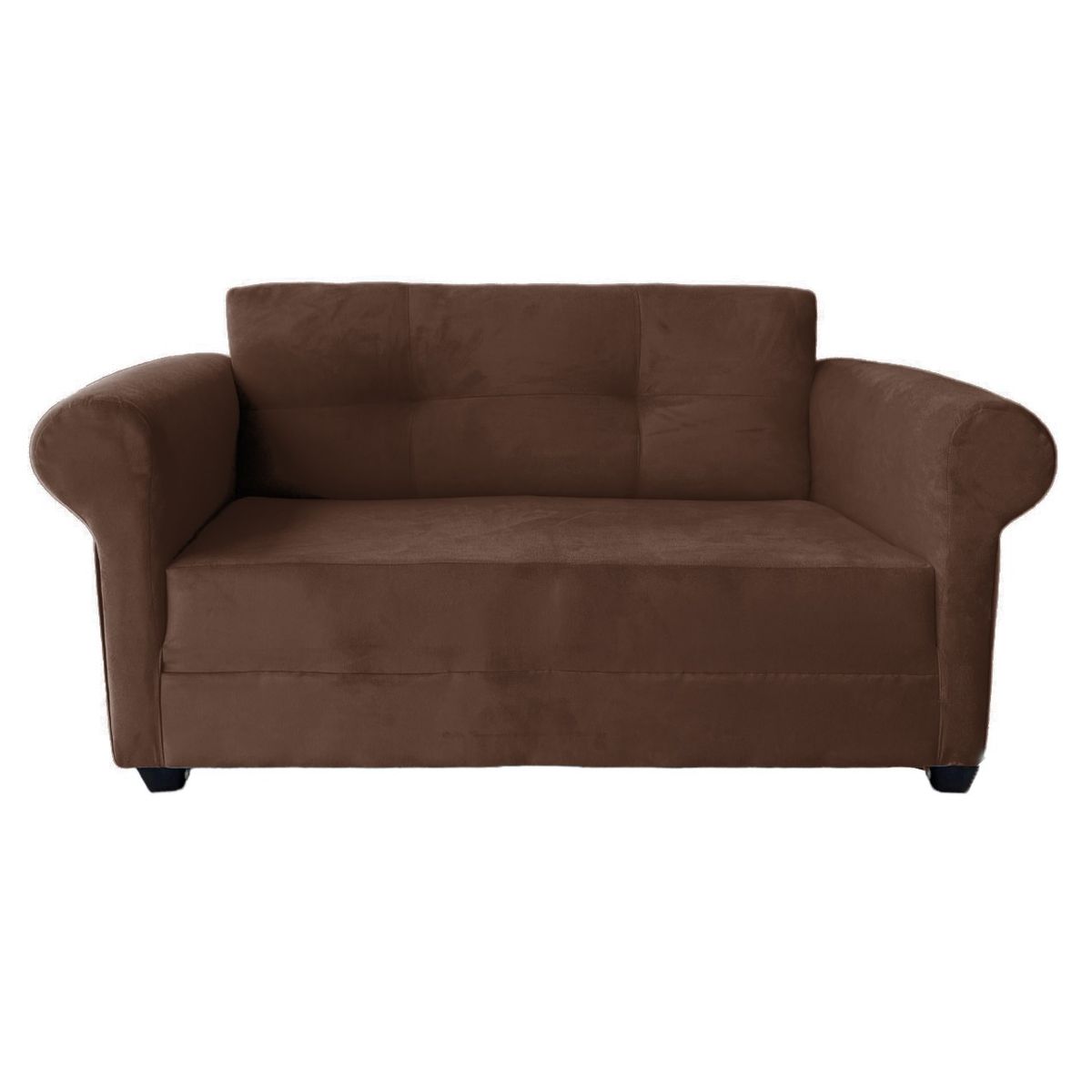 GENERICO - Sofa 2 Cuerpos Barcelona Felpa Cafe