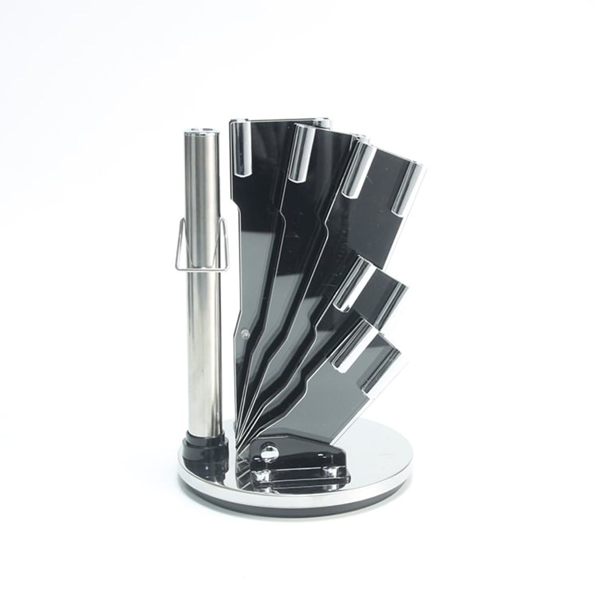 GENERICO - Set De Cuchillos Premium 9 Piezas Con Soporte Giratorio