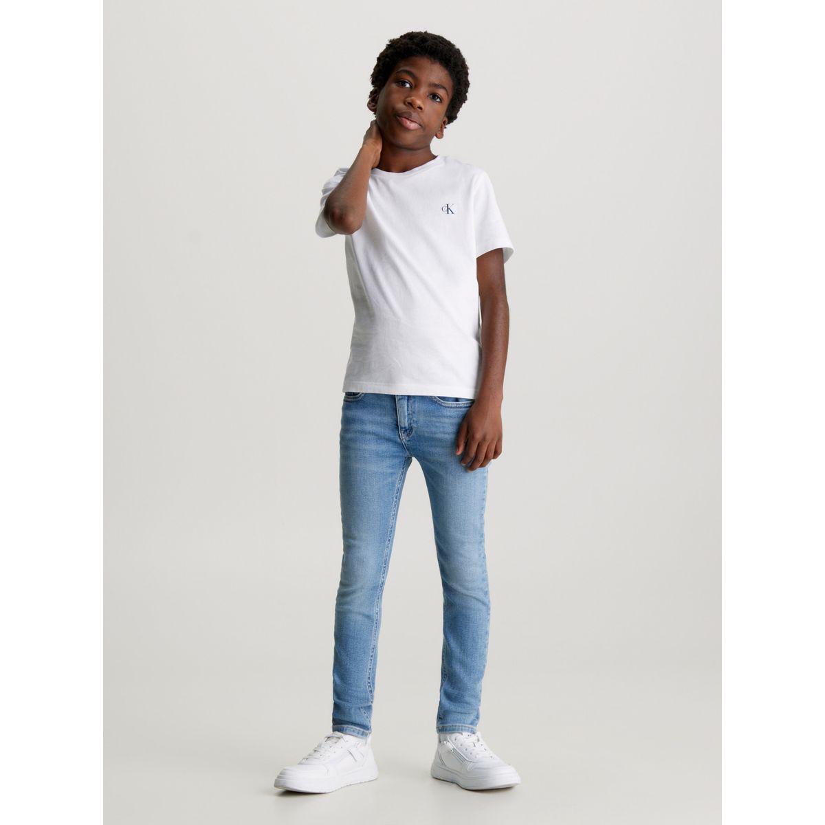 CALVIN KLEIN - Jeans Niño Mid Rise Skinny Azul Calvin Klein