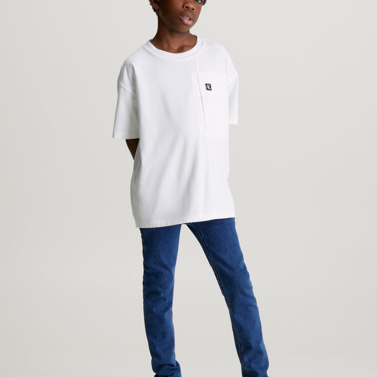 CALVIN KLEIN - Jeans Niño Mid Rise Slim Azul Calvin Klein