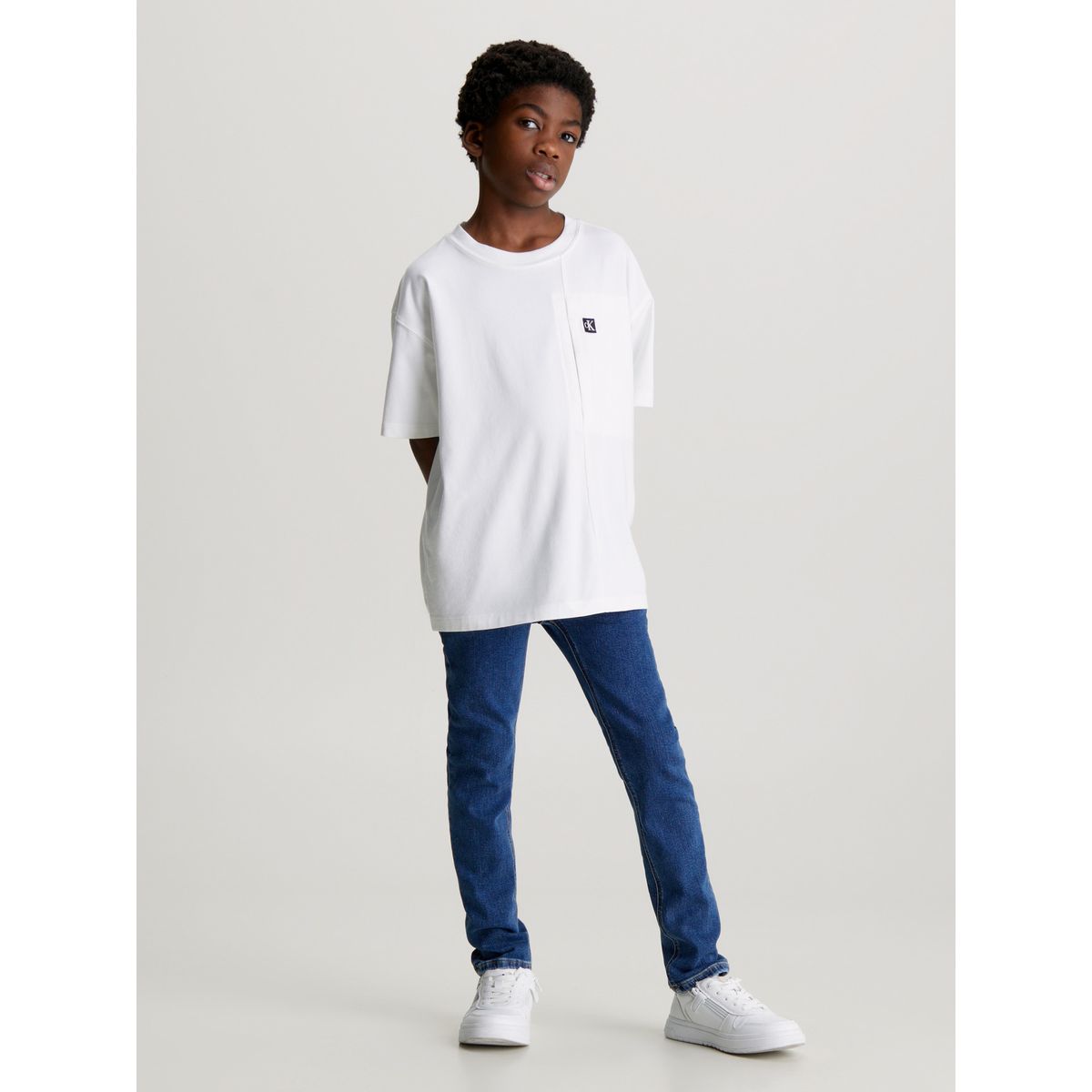 CALVIN KLEIN - Jeans Niño Mid Rise Slim Azul Calvin Klein