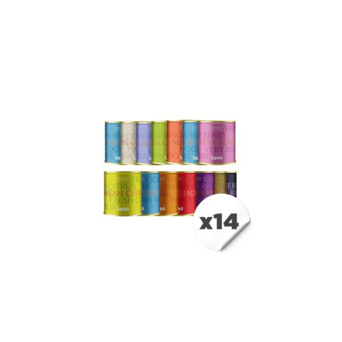 GENERICO - Pack 14 Latas Aromáticas LIPKA