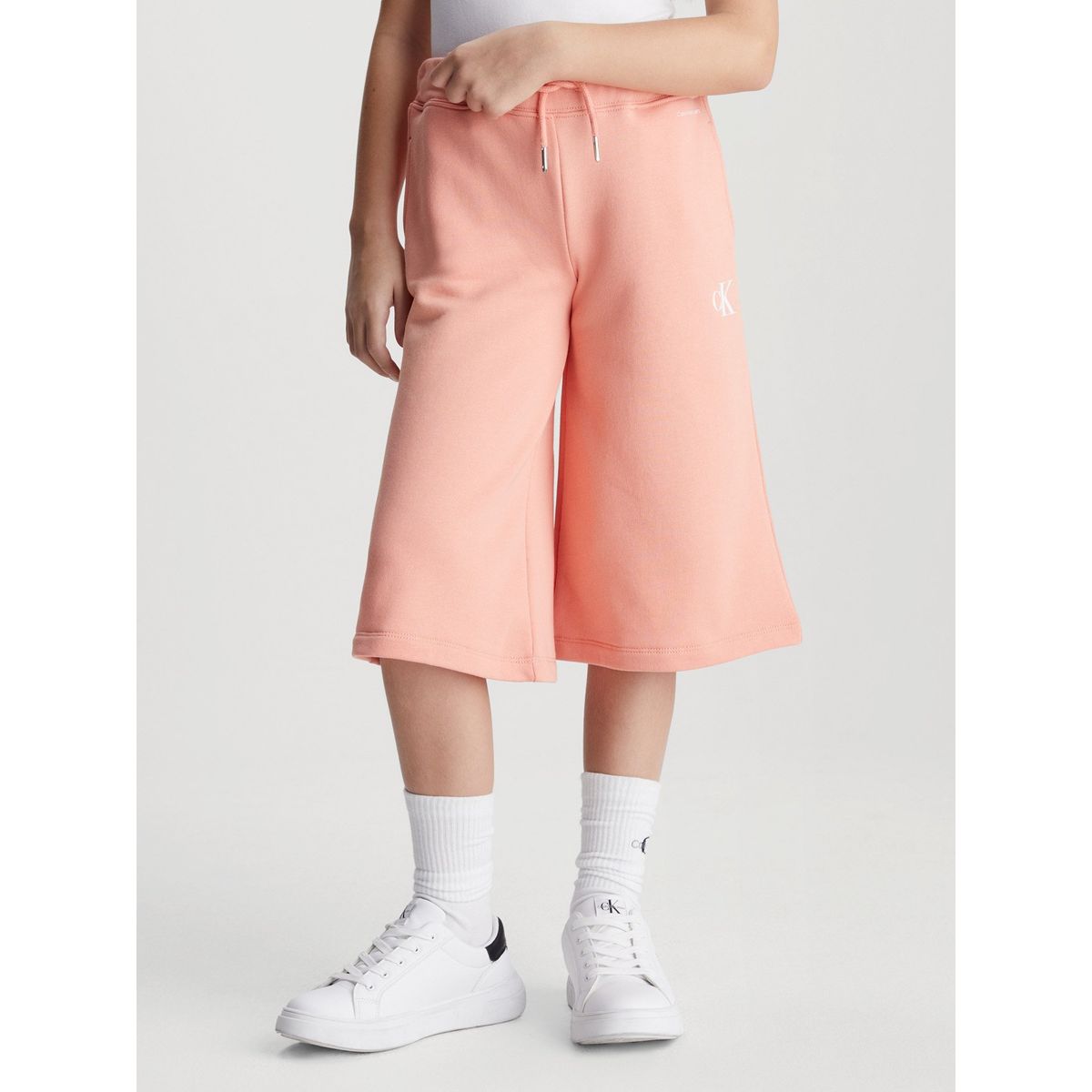 CALVIN KLEIN - Pantalón Niña Cotton Terry Rosado Calvin Klein