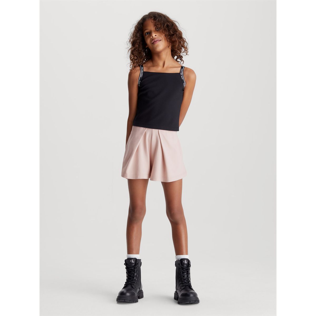 CALVIN KLEIN - Falda de Niña TF6 Rosado Calvin Klein