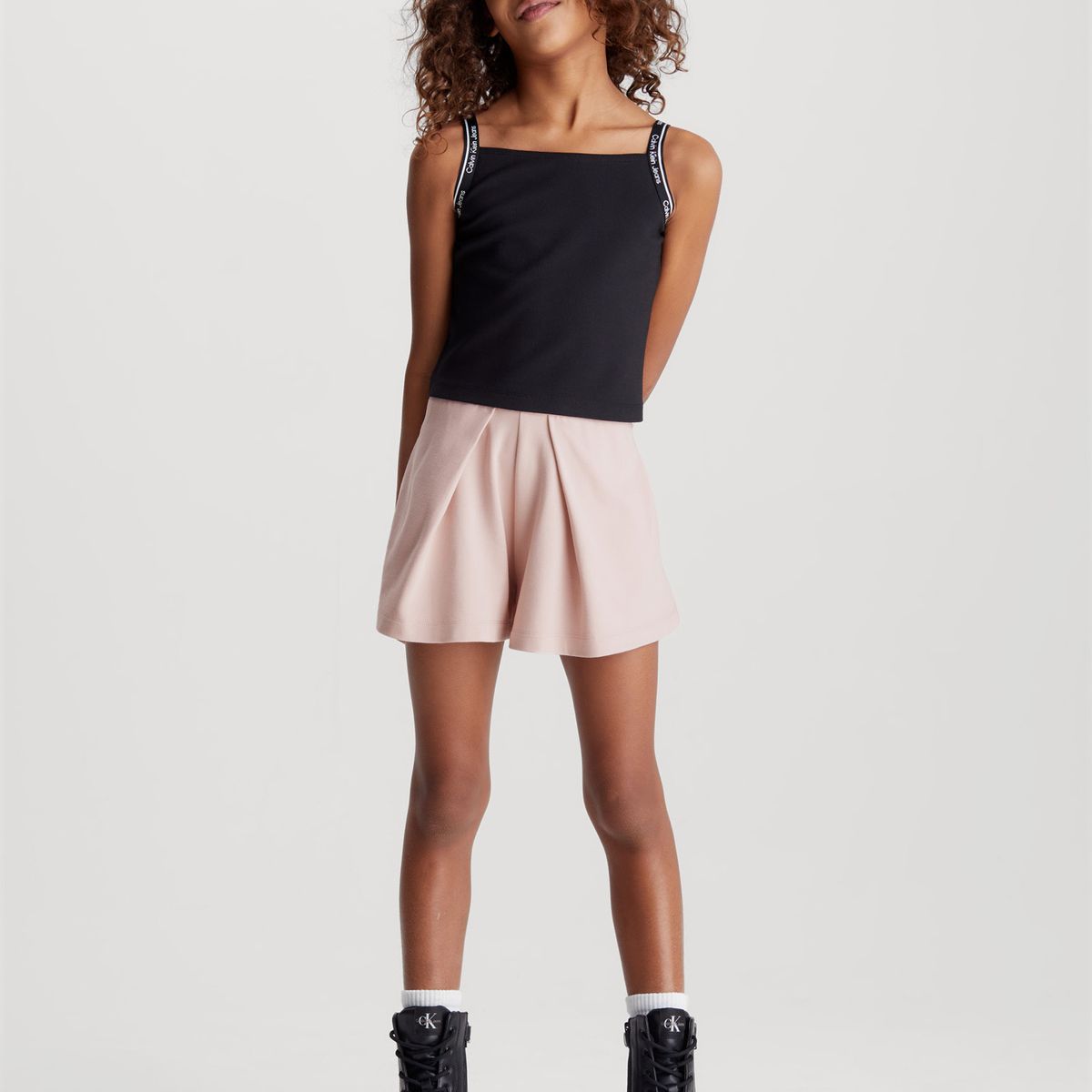 CALVIN KLEIN - Falda de Niña TF6 Rosado Calvin Klein