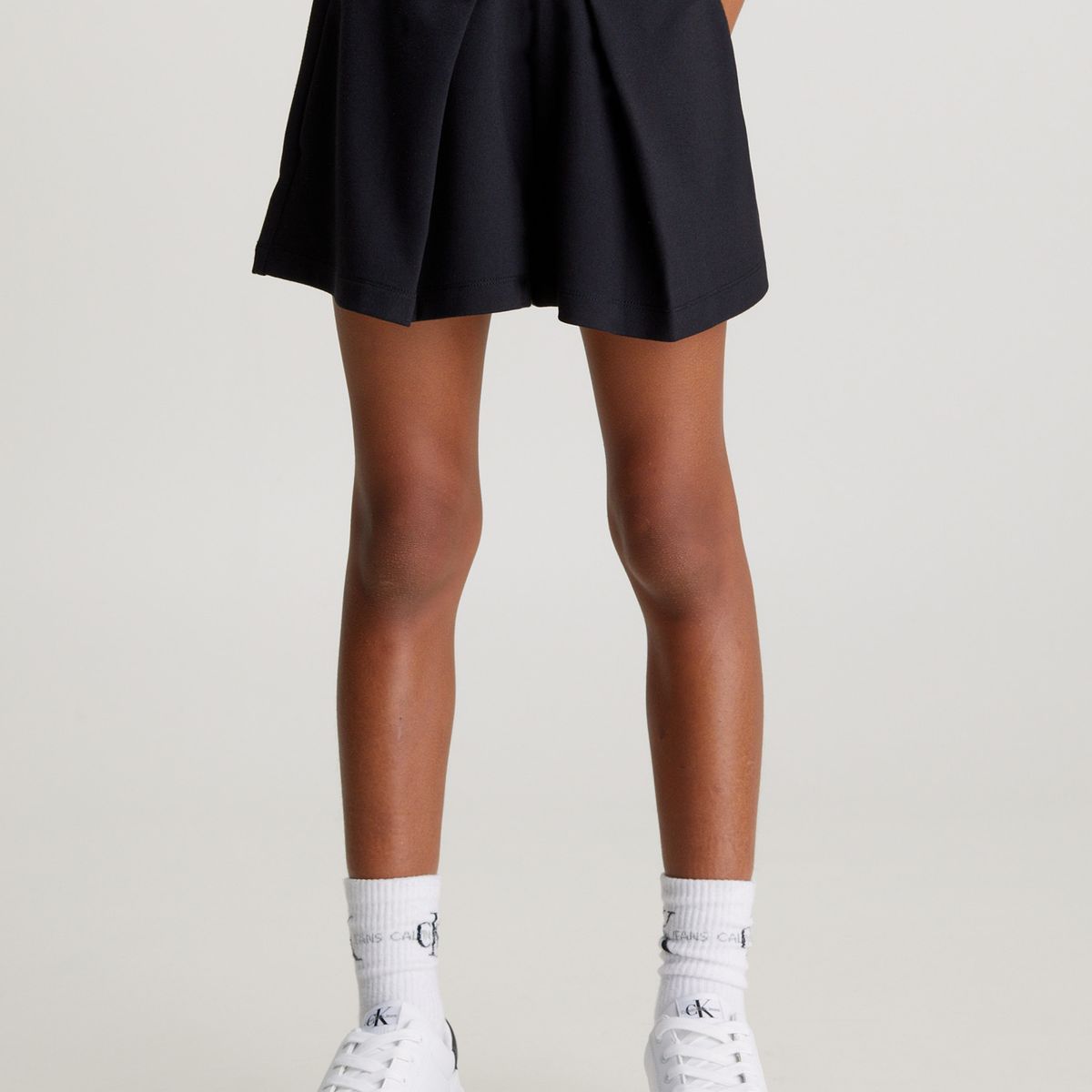 CALVIN KLEIN - Falda Short Tape Niña Skort Negro Calvin Klein