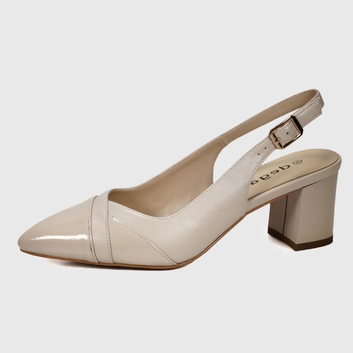 DEGAS - Sandalia Cuero Beline Beige Claro DEGAS