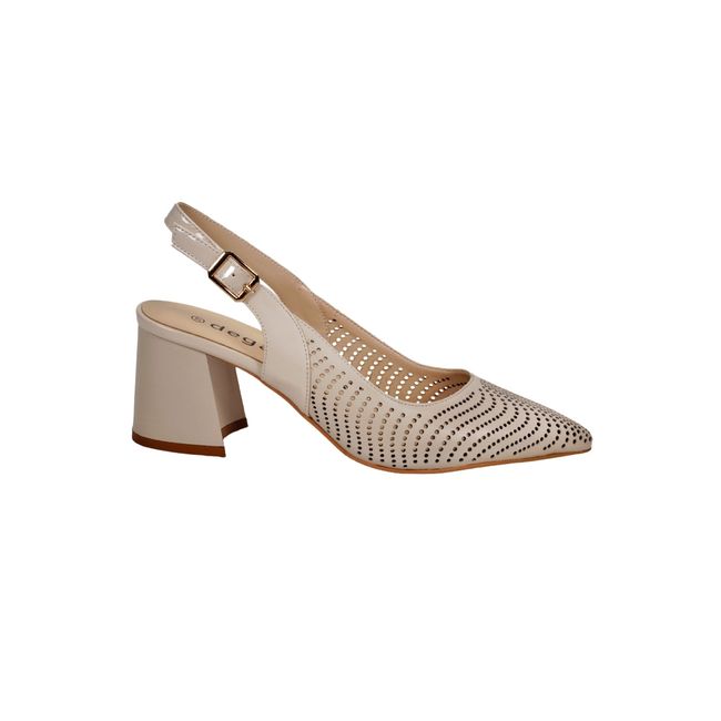 DEGAS - Sandalia Cuero Cecile Beige DEGAS