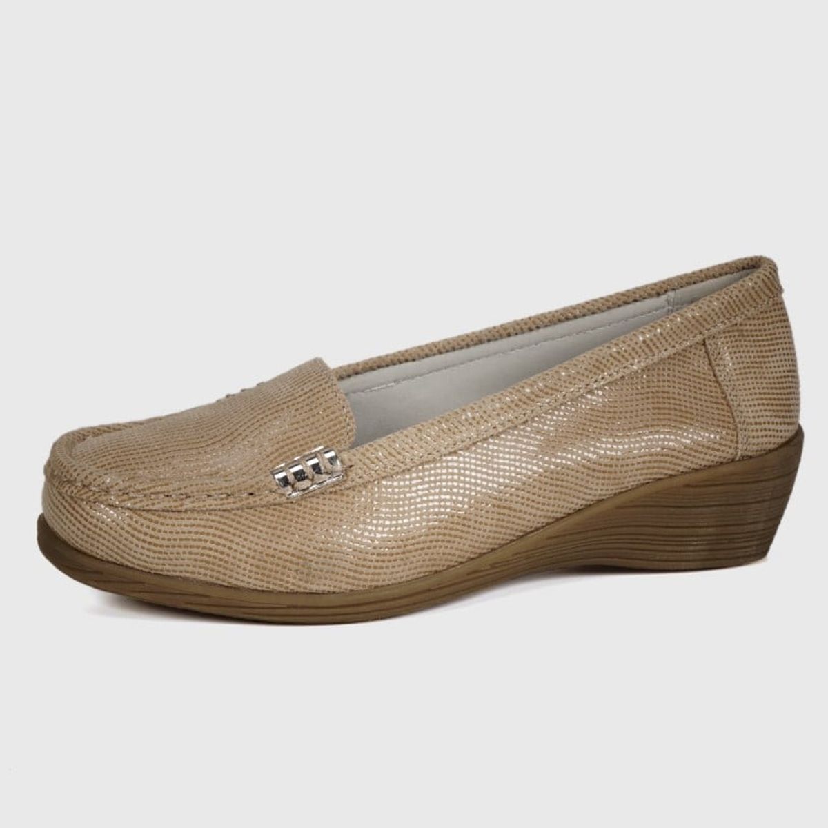 DEGAS - Mocasín Cuero Helen Beige DEGAS