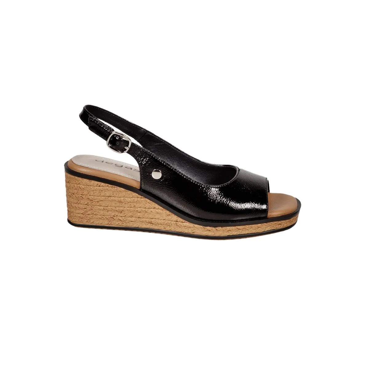 DEGAS - Sandalia Cuero Soraya Negro DEGAS