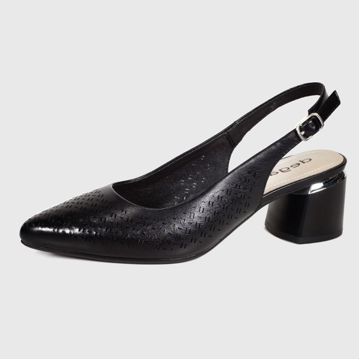 DEGAS - Sandalia Cuero Paule Negro DEGAS