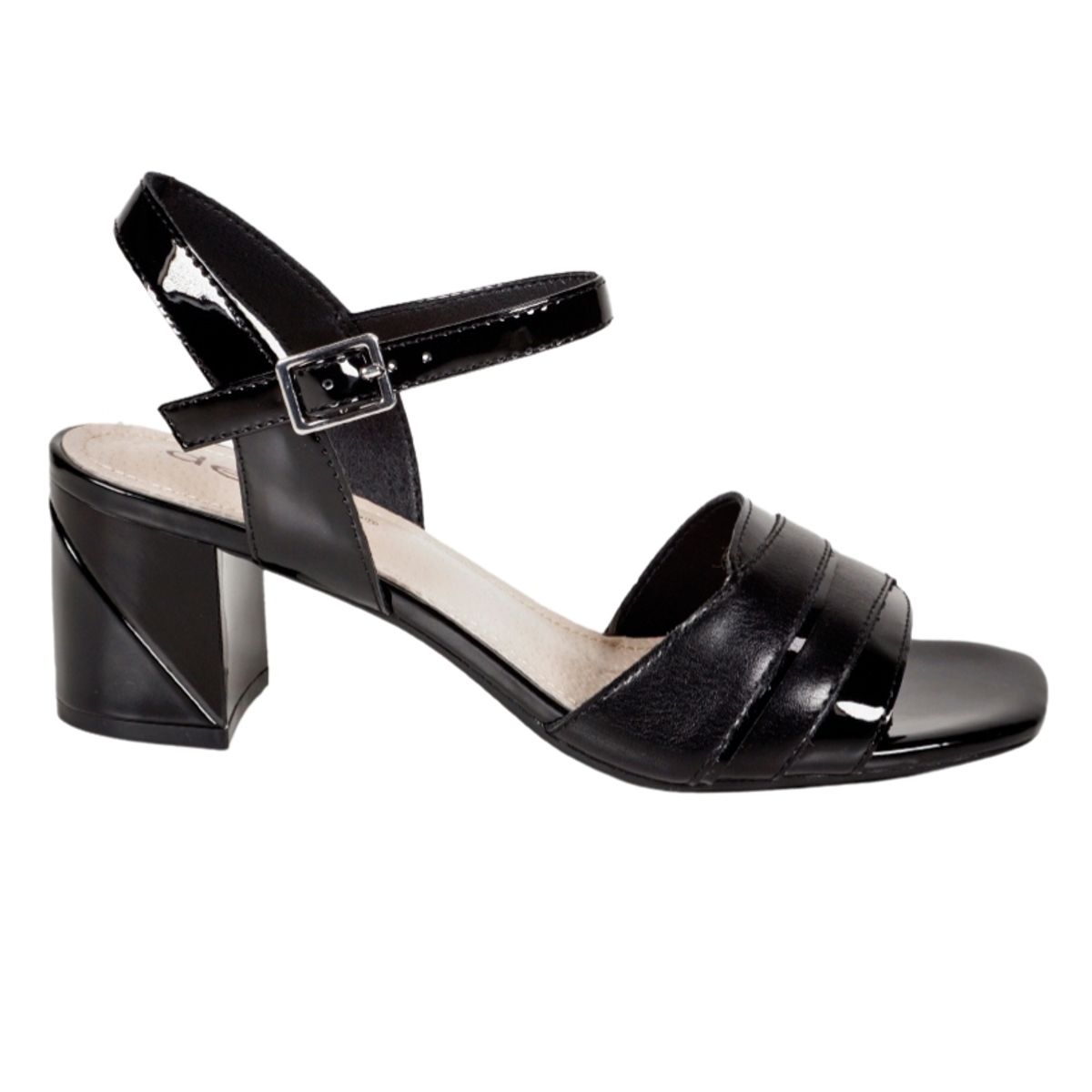 DEGAS - Sandalia Cuero Nevedna Negro DEGAS