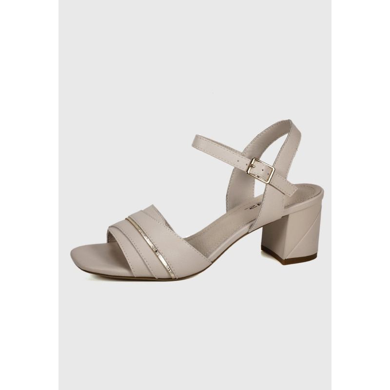 DEGAS - Sandalia Cuero Nevedna Beige DEGAS