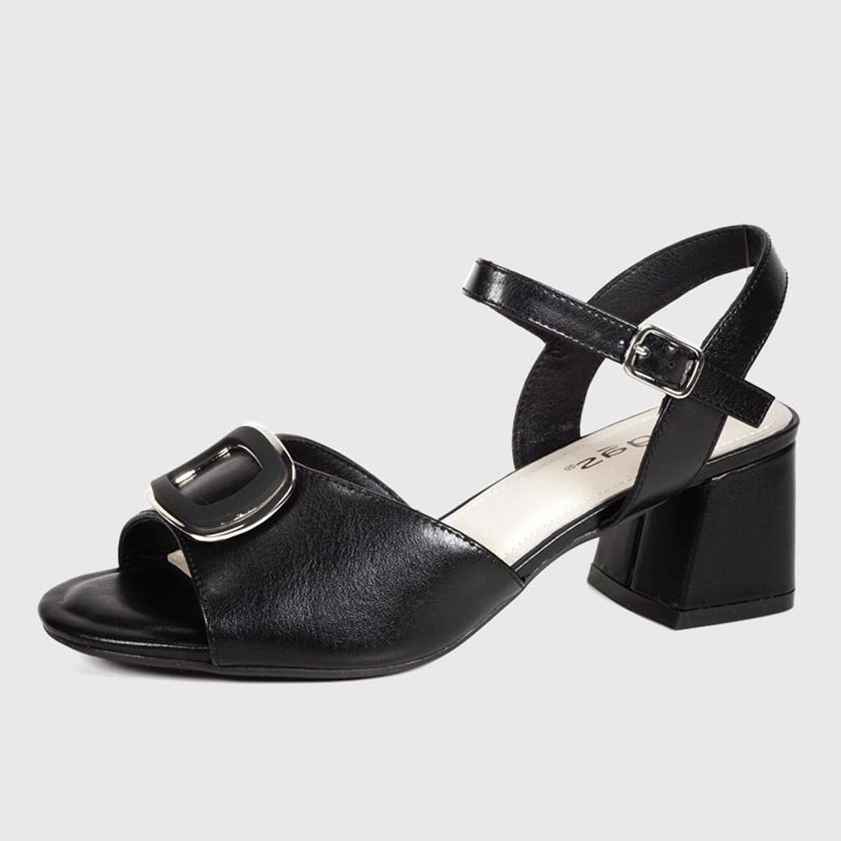 DEGAS - Sandalia Cuero Vaniria Negro DEGAS