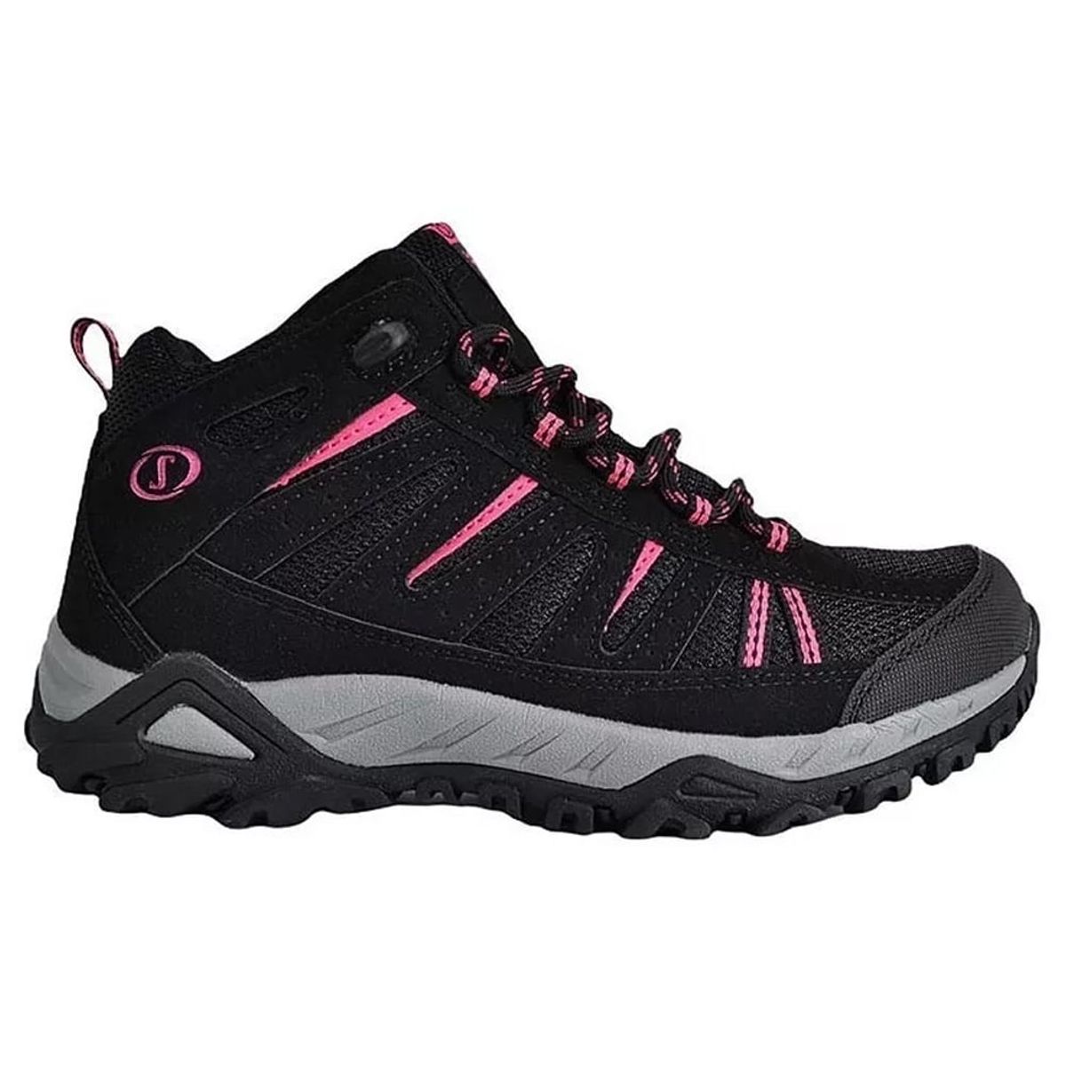 SPALDING - Zapatilla Botin Mujer Outdoor ZFC3023 Negro Fucsia Spalding