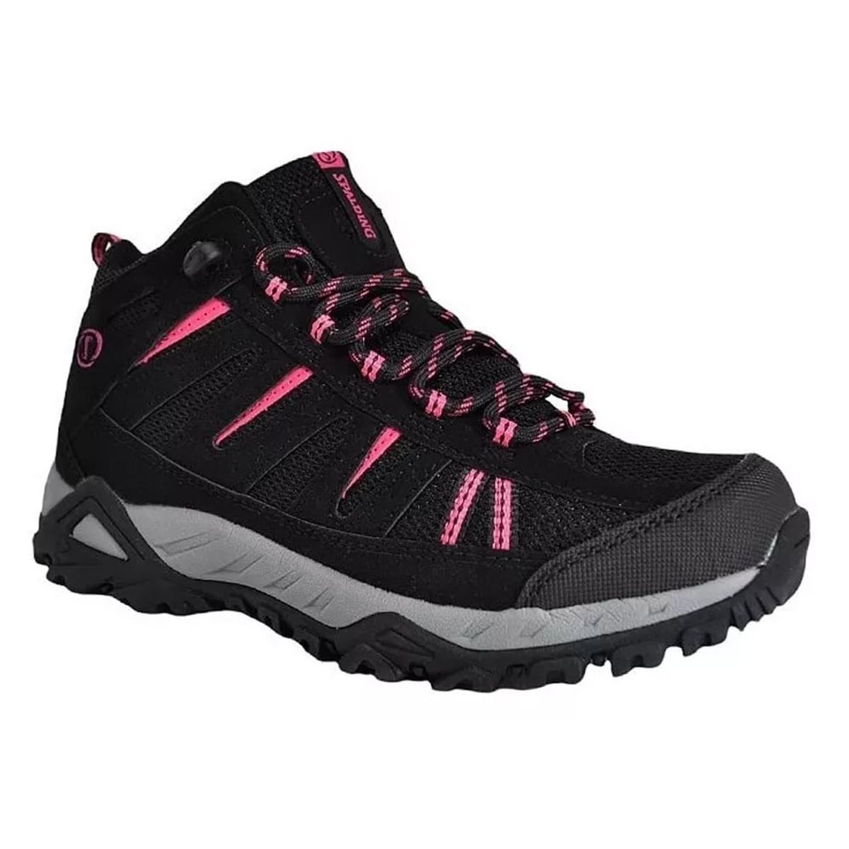 SPALDING - Zapatilla Botin Mujer Outdoor ZFC3023 Negro Fucsia Spalding