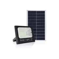 GENERICO - Reflector Solar 100w Lampara LED Panel Solar Control Remoto