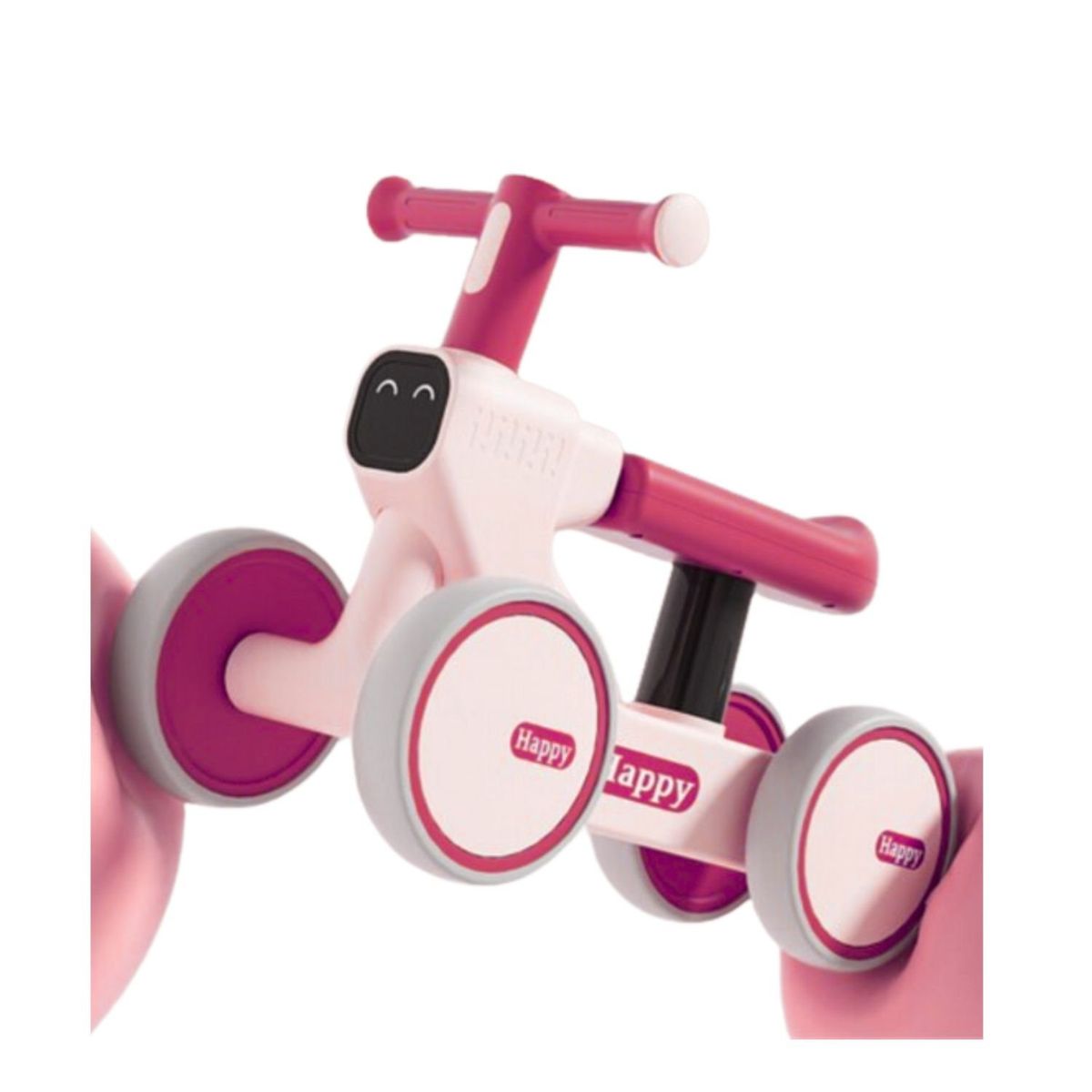 GENERICO - Bicicleta de 4 Ruedas Rosa Para Bebés de 12 a 24 Meses