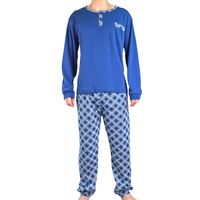 Pijama Franela Hombre Invierno Manga Larga 4003