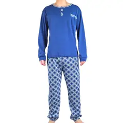 MPROPIA - Pijama Franela Hombre Invierno Manga Larga 4003
