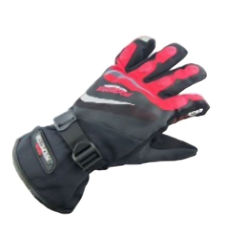 OEM - GUANTE PARA MOTO MADMOTOR MODMT-16 FRIO LARGO rojo