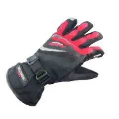 OEM - GUANTE PARA MOTO MADMOTOR MODMT-16 FRIO LARGO rojo