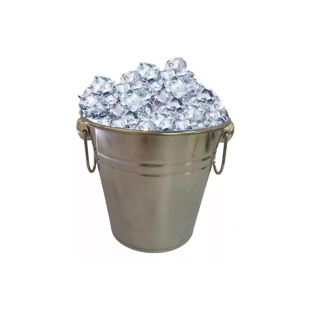 GENERICO - Cubetas Hielo Hielera Con Asas Hielera Acero Inoxidable 22cm