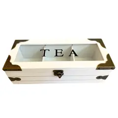 GENERICO - Caja de Té 3 compartimientos