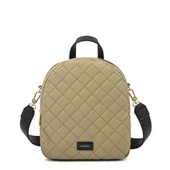 AMPHORA - Mochila mediana bugi taupe