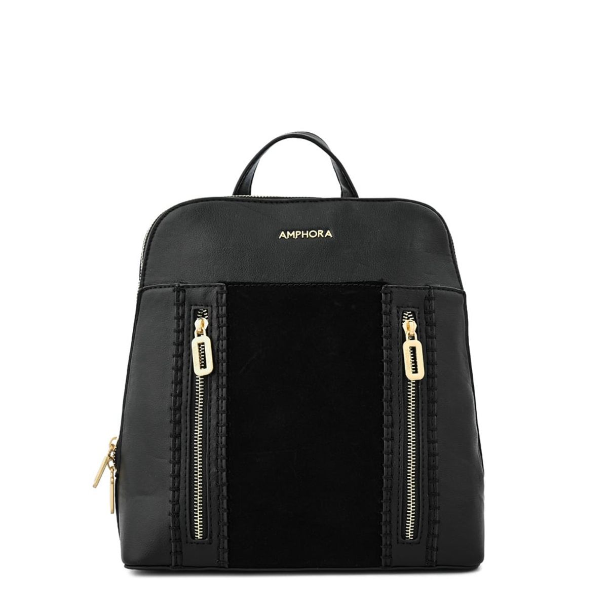 AMPHORA - Mochila bertina mediana negro especial