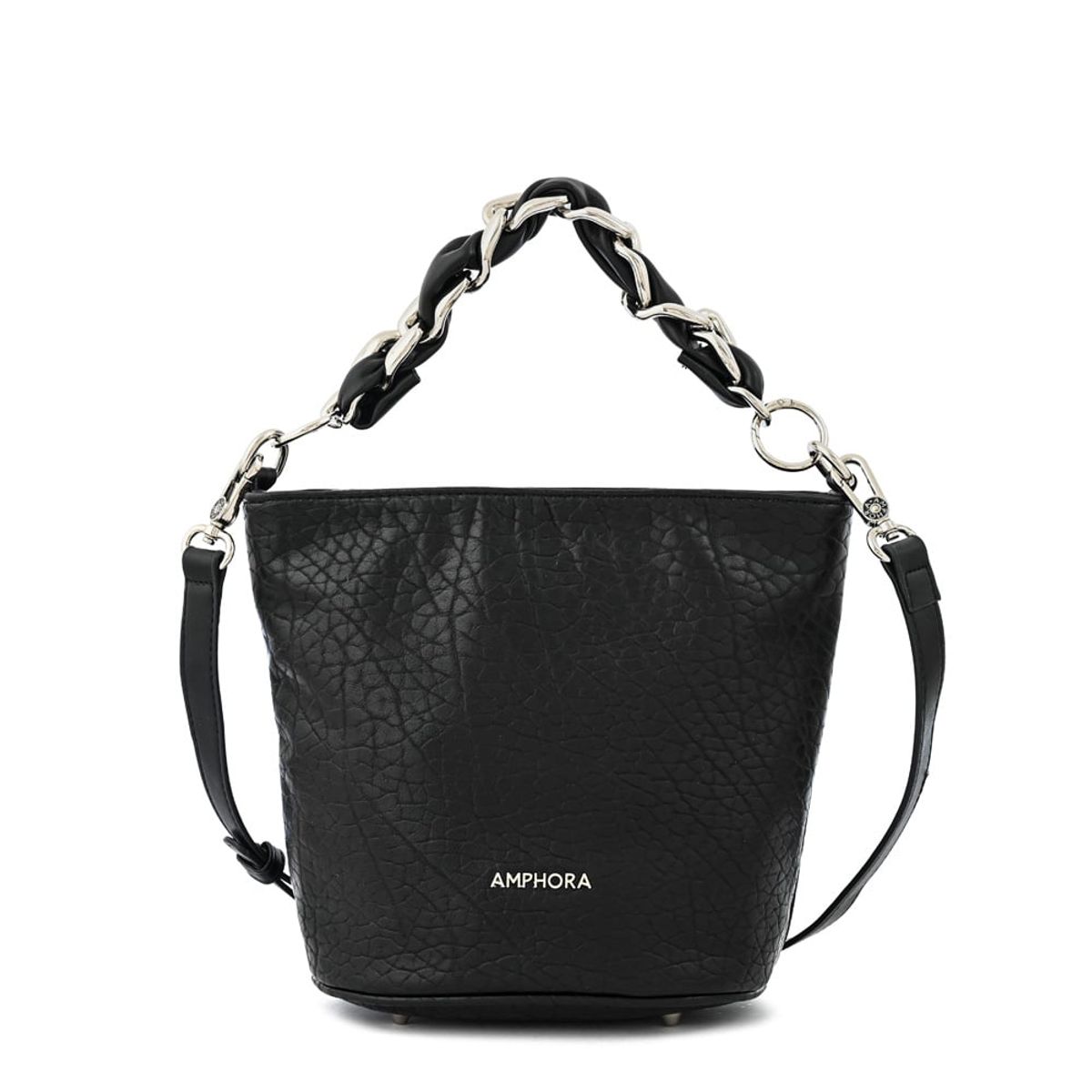 AMPHORA - Cartera bandolera keira pequeña negro