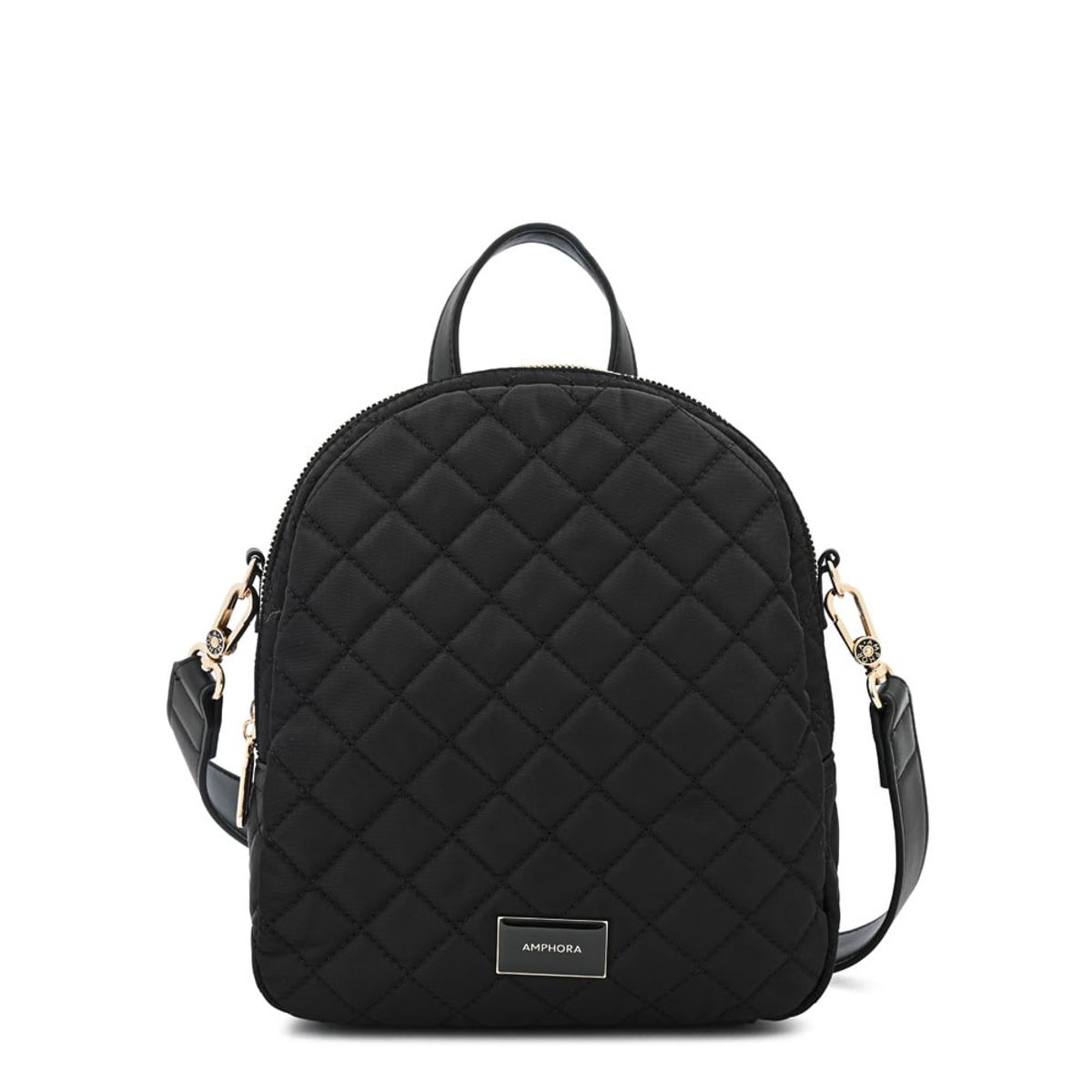 AMPHORA - Mochila bugi mediana negro