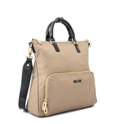 Imagen 2 del producto Mochila con compartimientos mediana lauri beige