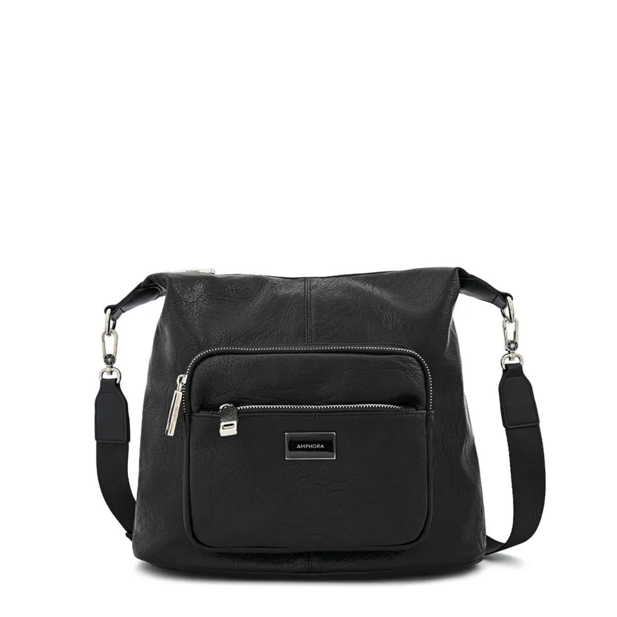AMPHORA - Cartera bandolera grande brigit Negro especial