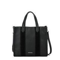 Cartera tote tres divisiones ilana mediana negro