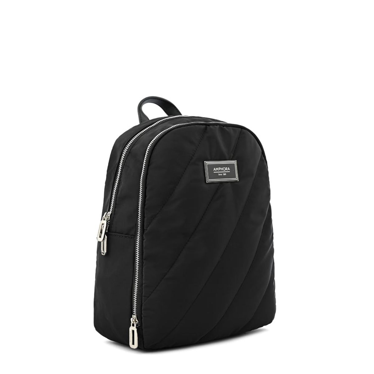 AMPHORA - Mochila janelle pequeña negro especial