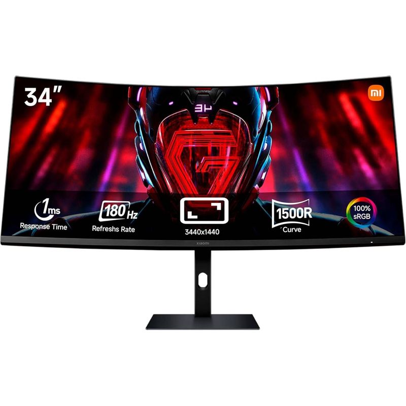 XIAOMI - Monitor Gamer Curvo Xiaomi G34WQi 1500R 34 WQHD 180Hz