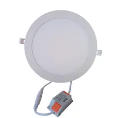 WANT - Panel Led Redondo Embutido 18w 5700kLuz fria