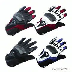 OEM - GUANTE PARA MOTO TAICHI CUERO-TELA CON PROTECCION CARBON