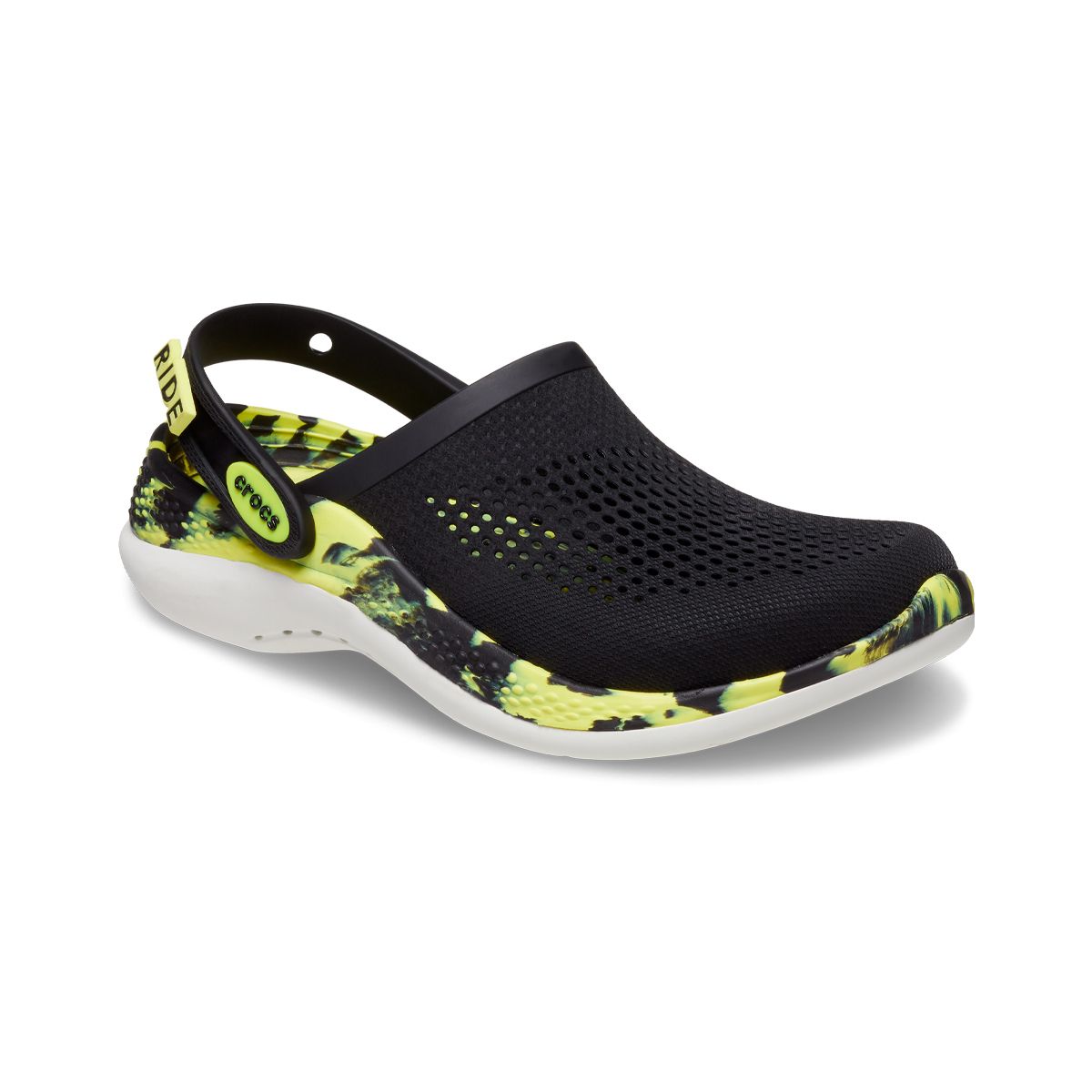 CROCS - Zueco Crocs LiteRide 360 Unisex Marbled Black/Citrus