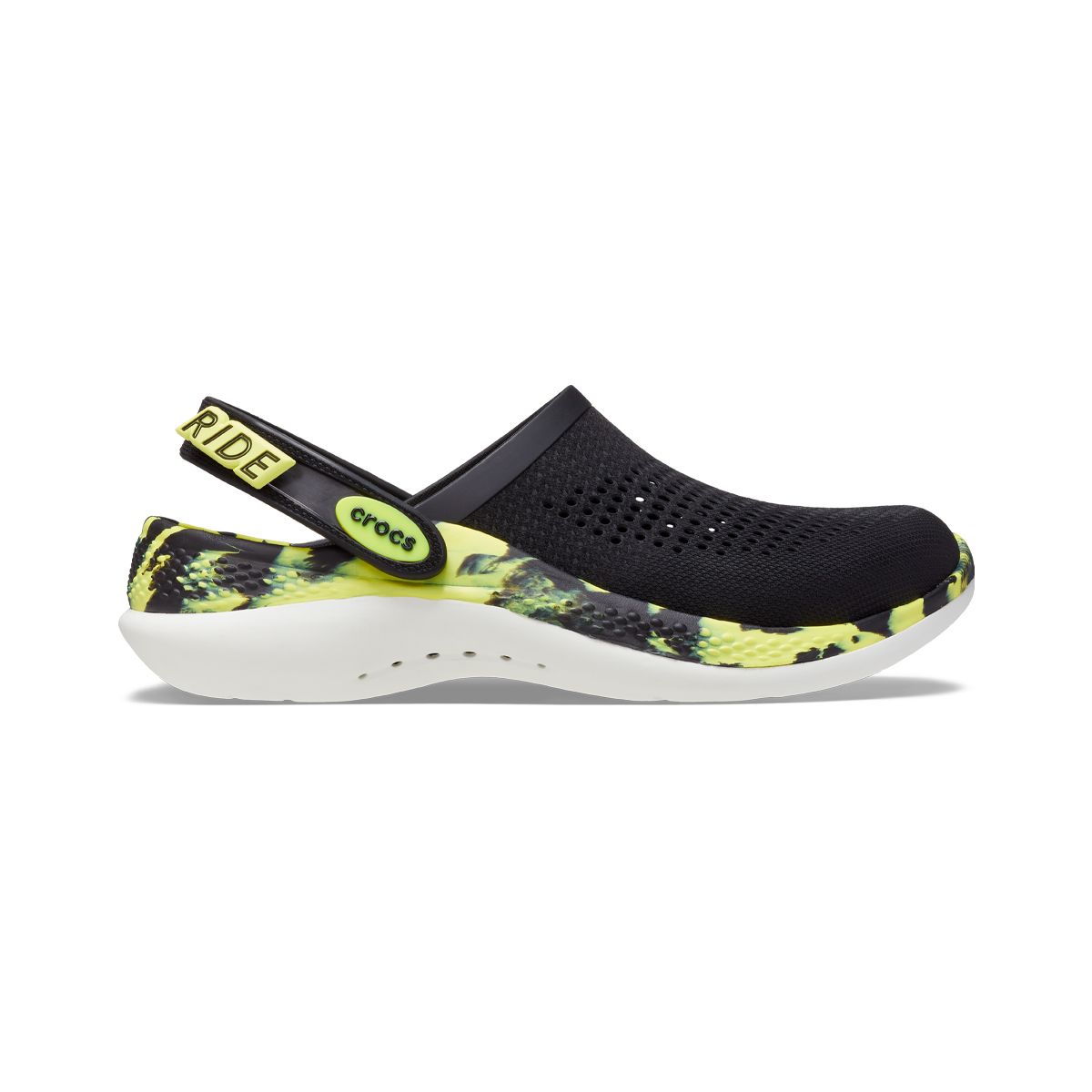 CROCS - Zueco Crocs LiteRide 360 Unisex Marbled Black/Citrus