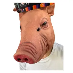 GENERICO - Máscara De Cabeza De Cerdo Aterrador De Halloween