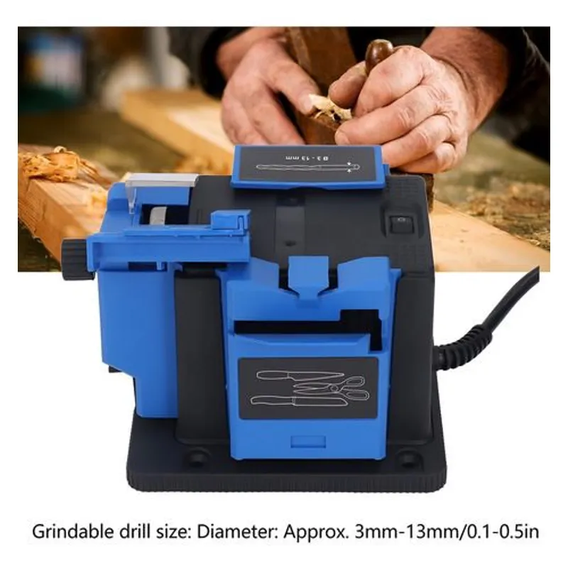 GENERICO - Afilador De Cuchillos Brocas Profesional Afiladora Electrico