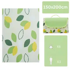 HOMESTAR - Manta de Picnic Plegable 150x200 cm