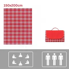 HOMESTAR - Manta de Picnic Plegable 150x200 cm