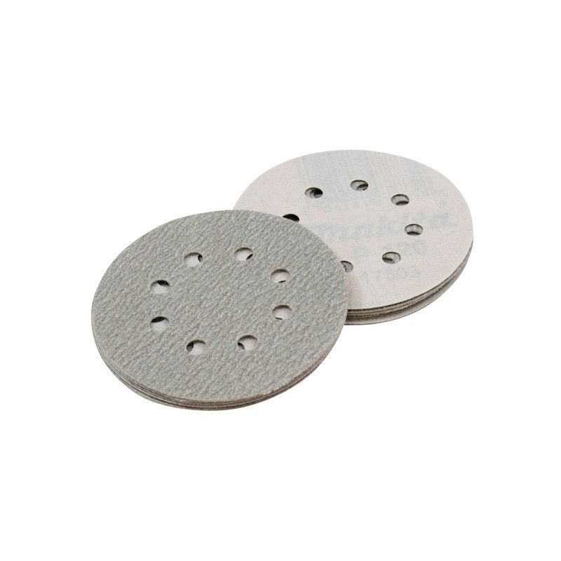 MAKITA - Discos Lija Velcro (10u) 125mm (5) Grano 240 Makita D-65888